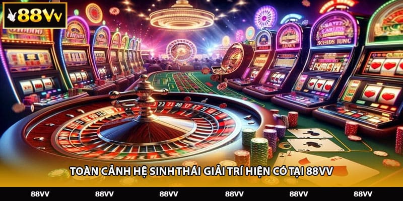 Toàn cảnh hệ sinh thái giải trí hiện có tại 88VV